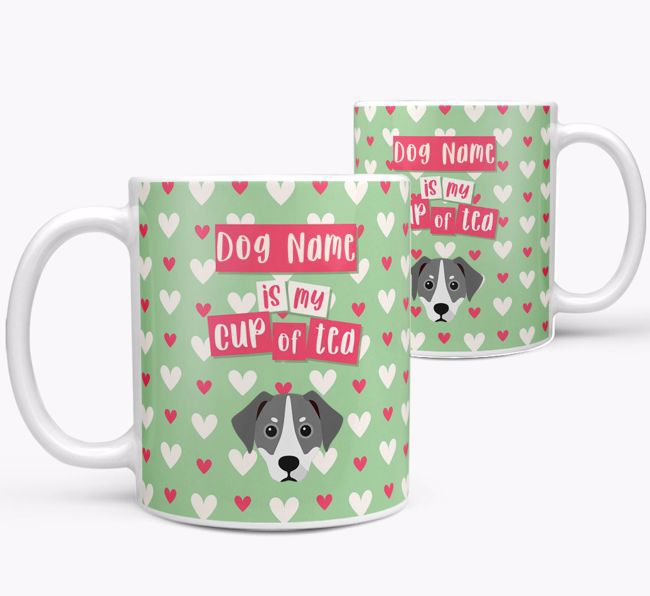 Personalised {breedFullName} '{dogsName} is my Cup of Tea' Mug